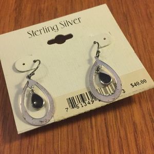 Silver earrings